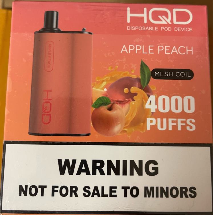 Apple Peach - HQD vape London - HQD BOX 4000 PUFFS 806NZ74