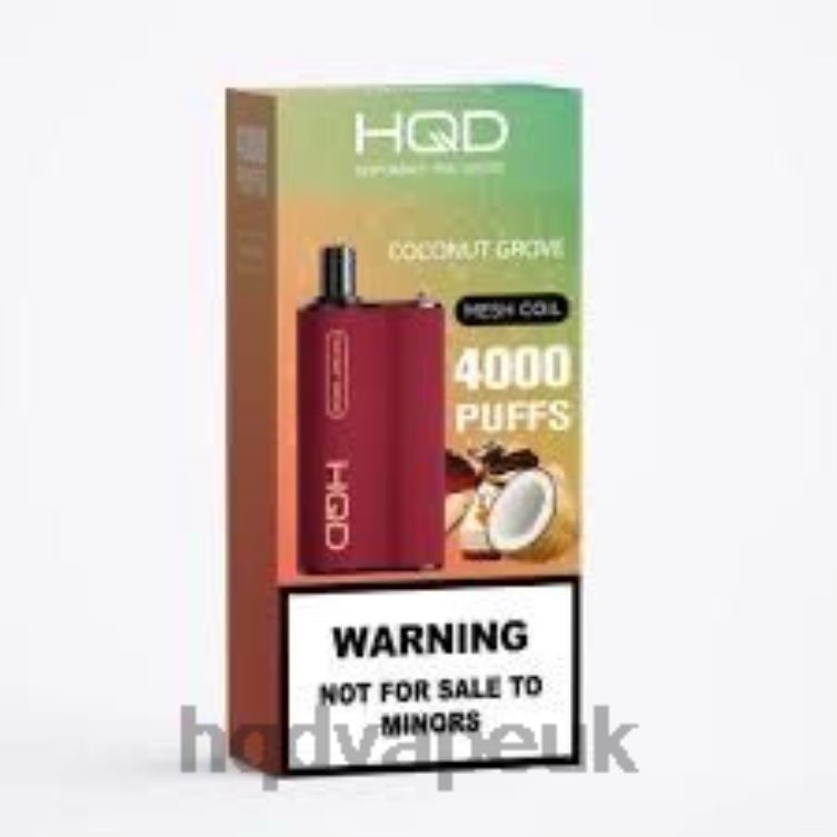 Coconut Grove - HQD vape flavors - HQD BOX 4000 PUFFS 806NZ73