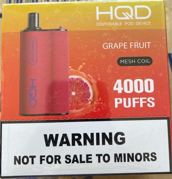 Grape Fruit - buy HQD vape UK - HQD BOX 4000 PUFFS 806NZ101