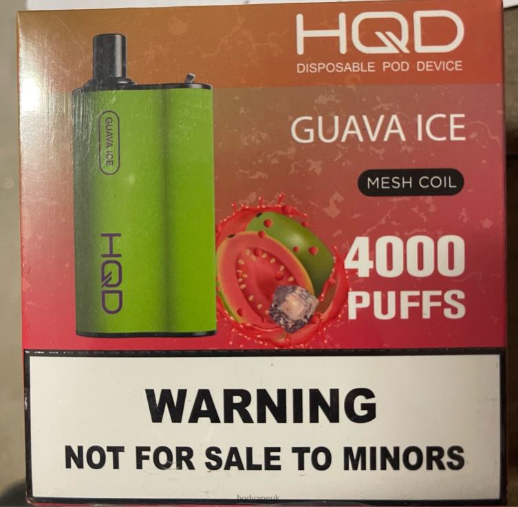 Guava Ice - HQD vape store - HQD BOX 4000 PUFFS 806NZ109