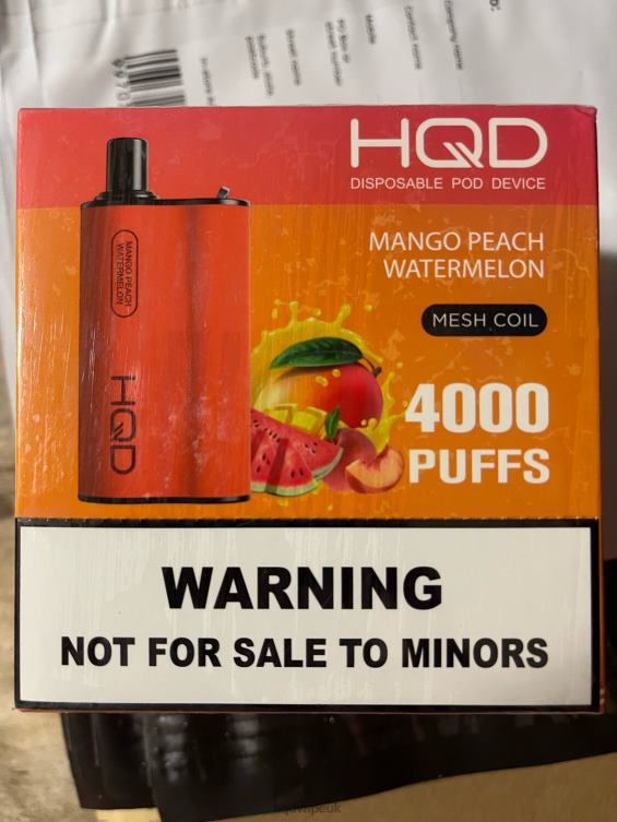 Mango Peach Watermelon - HQD vape sale - HQD BOX 4000 PUFFS 806NZ107