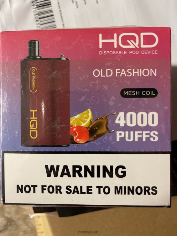 Old Fashion - HQD vape London - HQD BOX 4000 PUFFS 806NZ104