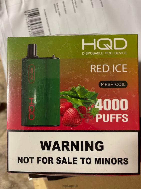 Red Ice - HQD vape price - HQD BOX 4000 PUFFS 806NZ106