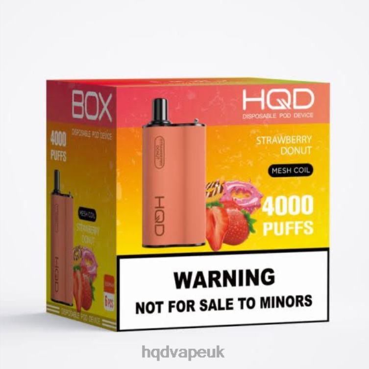 Strawberry Donut - HQD vape shop - HQD BOX 4000 PUFFS 806NZ118