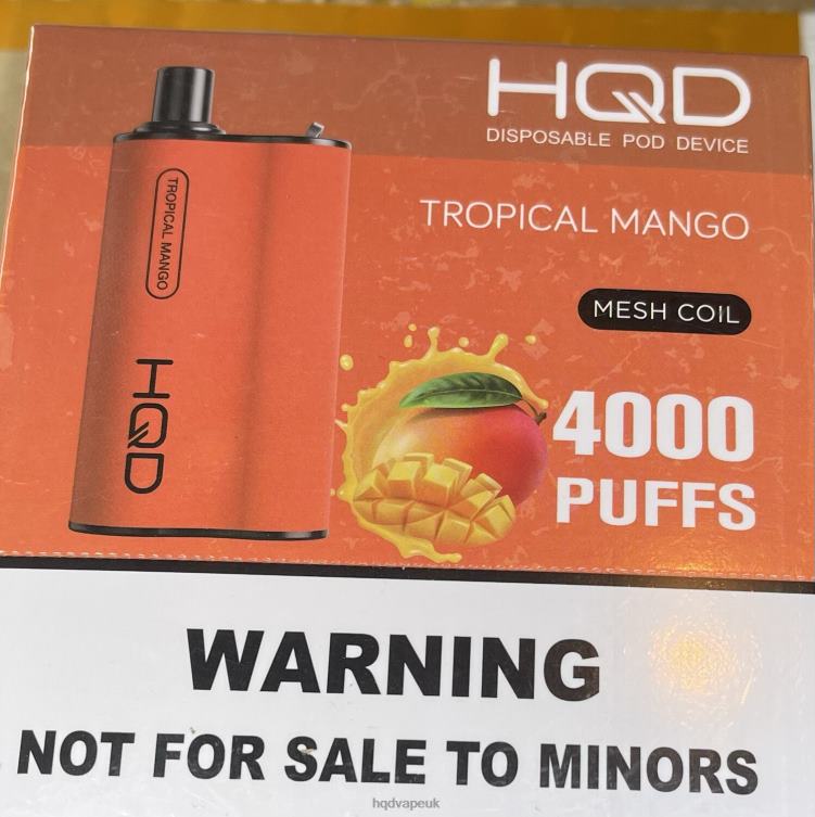 Tropical Mango - HQD vape store - HQD BOX 4000 PUFFS 806NZ79