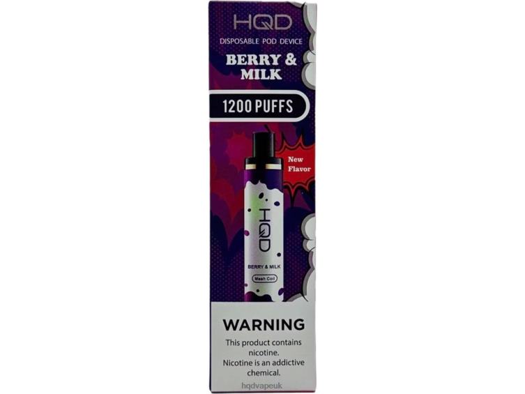 Berry And Milk - HQD vape UK - HQD CUVIE PLUS DISPOSABLE 806NZ130