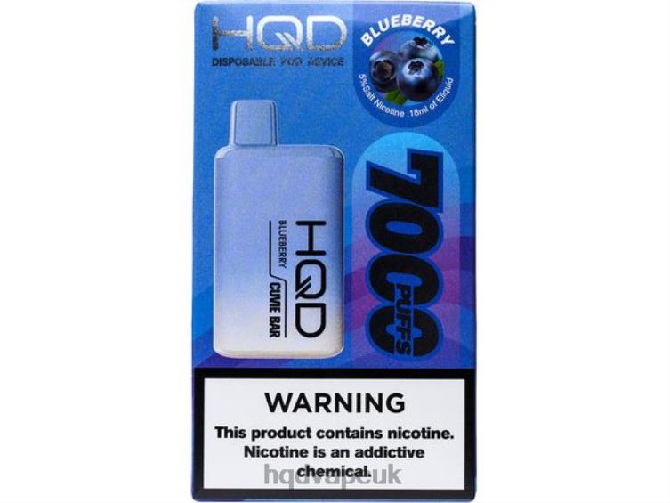Blueberry - HQD vape UK - HQD CUVIE BAR DISPOSABLE 806NZ140