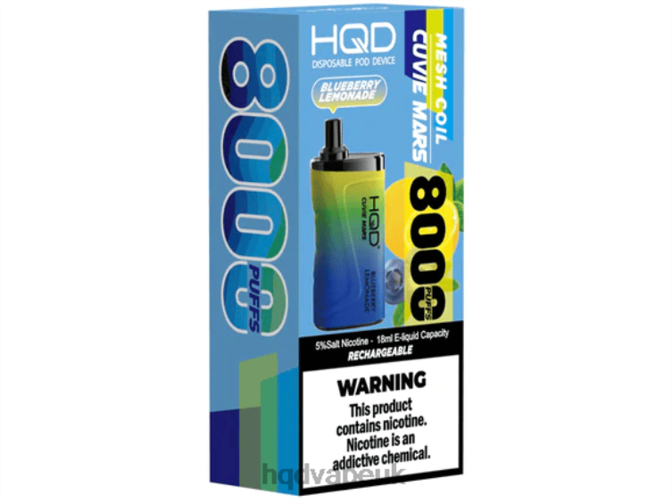 Blueberry Lemonade - HQD vape flavors - HQD CUVIE MARS DISPOSABLE 806NZ143