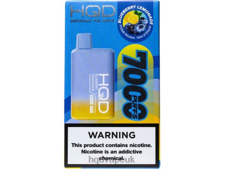 Blueberry Lemonade - buy HQD vape UK - HQD CUVIE BAR DISPOSABLE 806NZ141