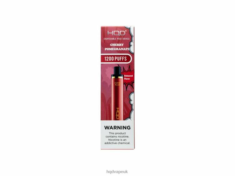 Cherry Pomegranate - HQD tech UK - HQD CUVIE PLUS DISPOSABLE VAPE 806NZ152