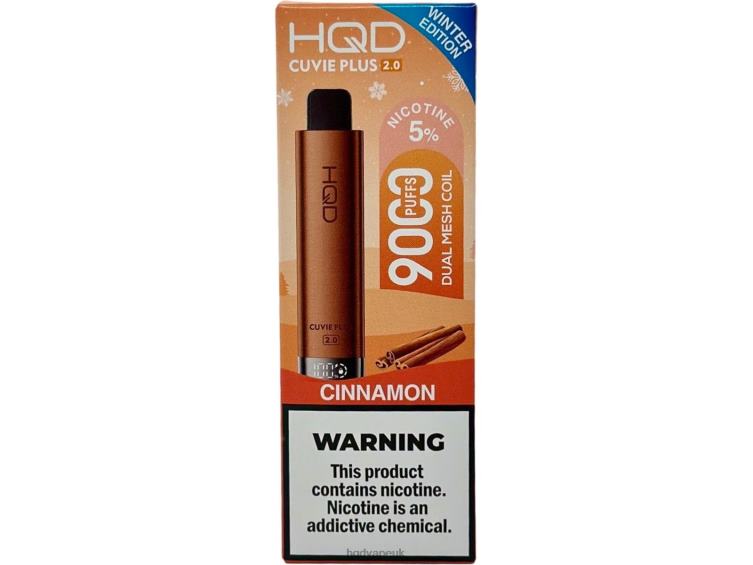 Cinnamon - HQD vape flavors - HQD CUVIE PLUS 2.0 (WINTER EDITION) 806NZ273