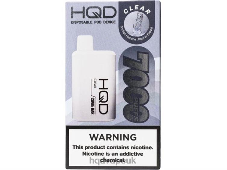 Clear - HQD vape online shop - HQD CUVIE BAR DISPOSABLE 806NZ155