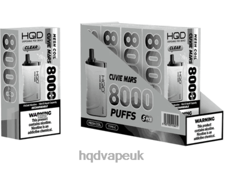 Clear - HQD vape price - HQD CUVIE MARS DISPOSABLE 806NZ156
