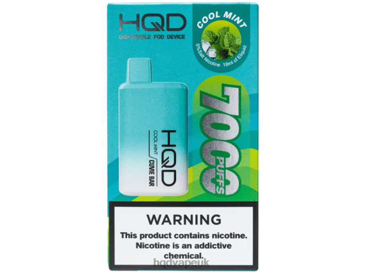 Cool Mint - HQD vape store - HQD CUVIE BAR DISPOSABLE 806NZ159