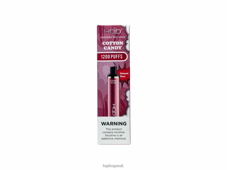 Cotton Candy - HQD vape UK - HQD CUVIE PLUS DISPOSABLE VAPE 806NZ160