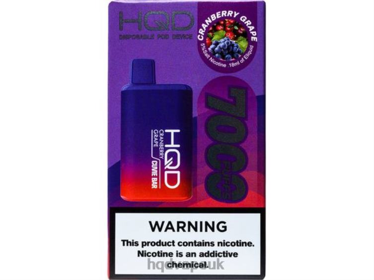 Cranberry Grape - buy HQD vape UK - HQD CUVIE BAR DISPOSABLE 806NZ161