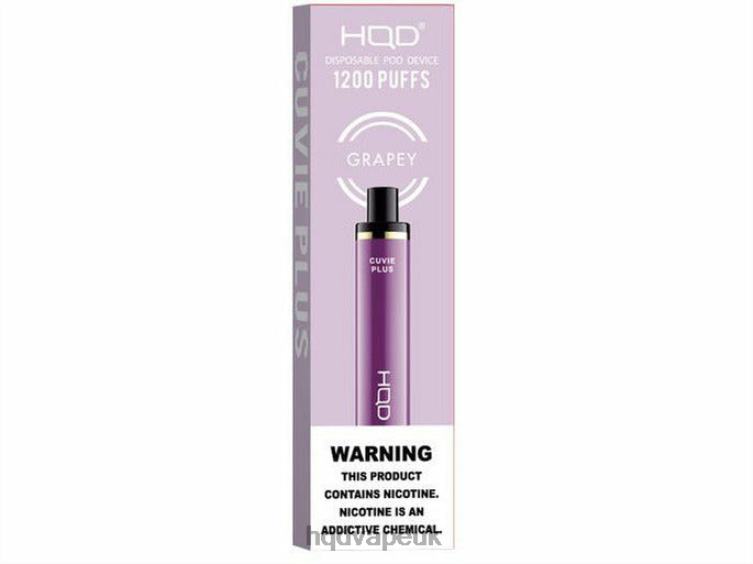 Grapey - buy HQD vape UK - HQD CUVIE PLUS DISPOSABLE VAPE 806NZ171