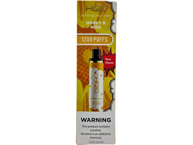 Honey And Milk - HQD vape flavors - HQD CUVIE PLUS DISPOSABLE 806NZ173