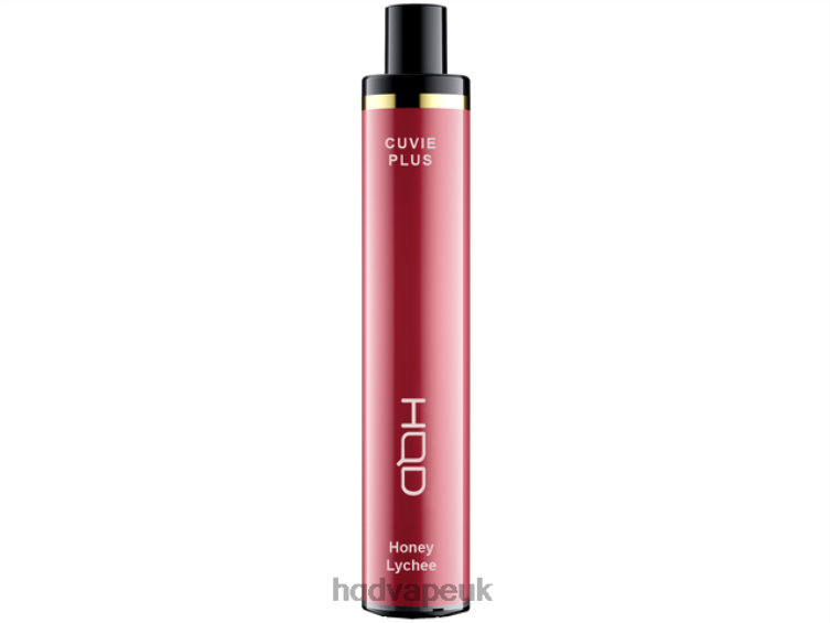 Honey Lychee - HQD vape London - HQD CUVIE PLUS DISPOSABLE VAPE 806NZ174