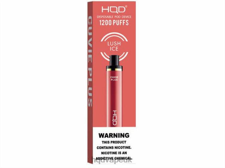 Lush Ice - HQD tech UK - HQD CUVIE PLUS DISPOSABLE VAPE 806NZ212