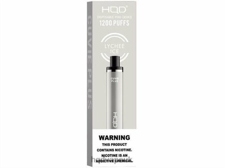 Lychee Ice - HQD vape flavors - HQD CUVIE PLUS DISPOSABLE VAPE 806NZ213