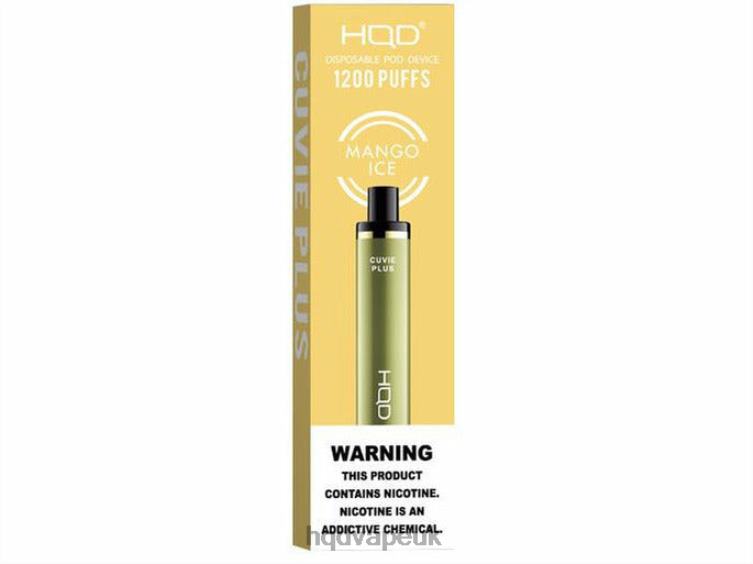 Mango Ice - HQD vape price - HQD CUVIE PLUS DISPOSABLE VAPE 806NZ216