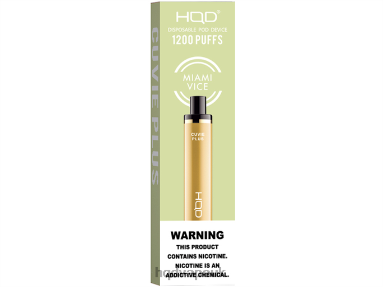 Miami Vice - HQD vape UK - HQD CUVIE PLUS DISPOSABLE VAPE 806NZ220