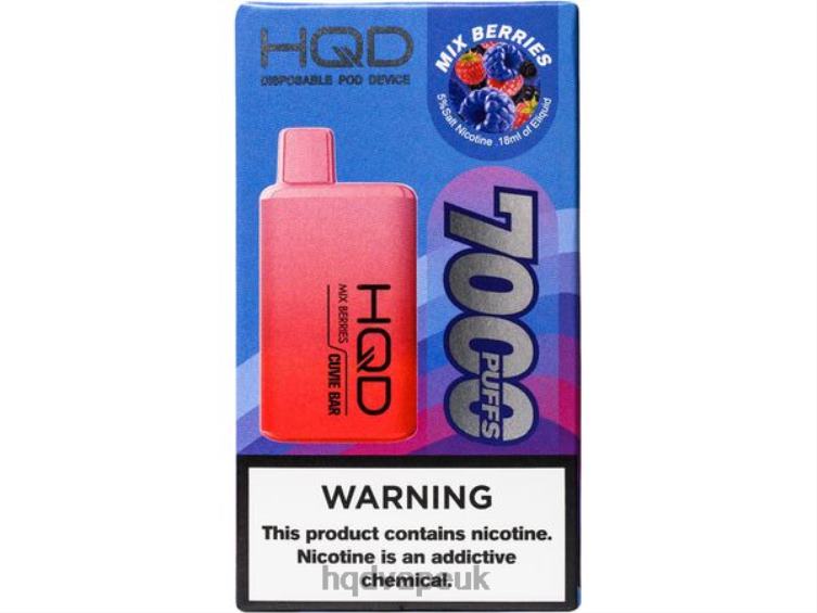 Mix Berries - HQD tech UK - HQD CUVIE BAR DISPOSABLE 806NZ222