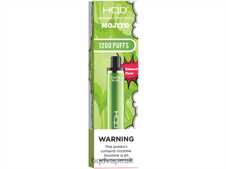 Mojito - HQD vape flavors - HQD CUVIE PLUS DISPOSABLE VAPE 806NZ223