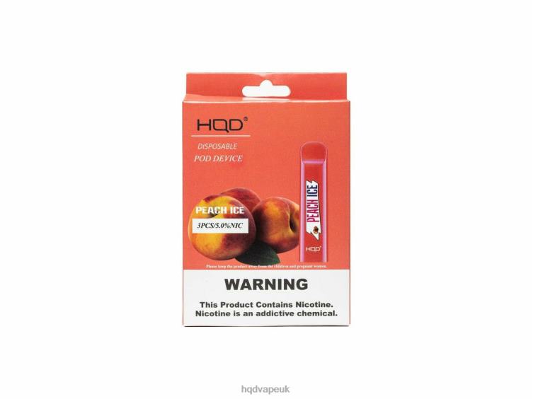 Peach Ice - HQD vape UK - HQD CUVIE DISPOSABLE 806NZ280