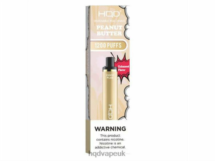 Peanut Butter - buy HQD vape UK - HQD CUVIE PLUS DISPOSABLE VAPE 806NZ231