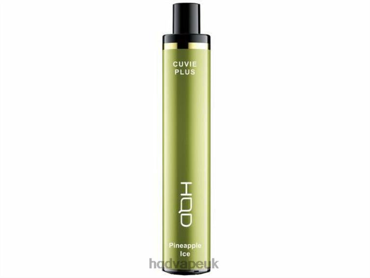 Pineapple Ice - HQD vape London - HQD CUVIE PLUS DISPOSABLE VAPE 806NZ234