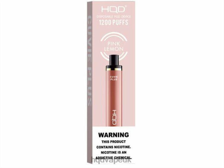 Pink Lemon - HQD vape sale - HQD CUVIE PLUS DISPOSABLE VAPE 806NZ237