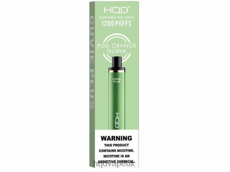 Pog Orange Guava - HQD vape shop - HQD CUVIE PLUS DISPOSABLE VAPE 806NZ238