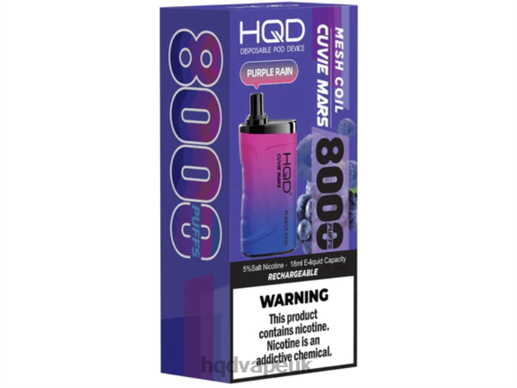 Purple Rain - HQD vape store - HQD CUVIE MARS DISPOSABLE 806NZ239