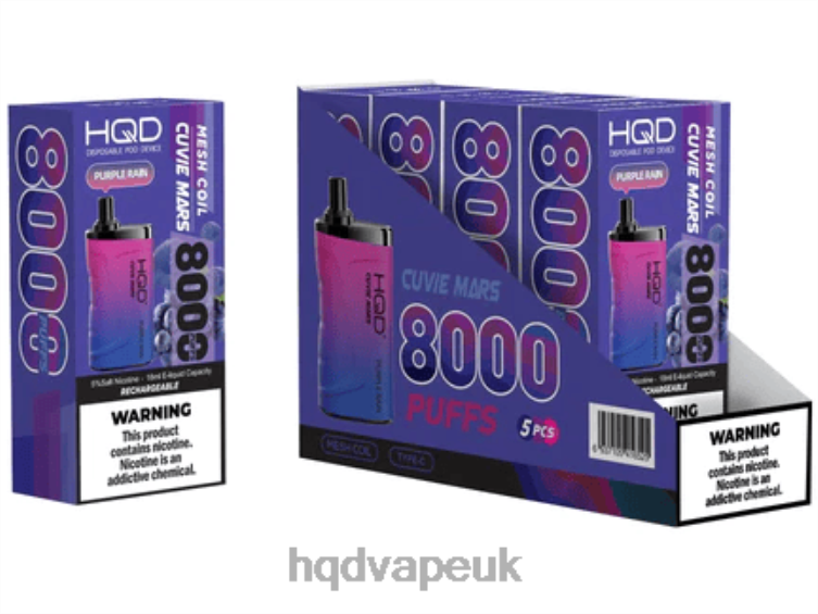 Purple Rain - HQD vape store - HQD CUVIE MARS DISPOSABLE 806NZ239