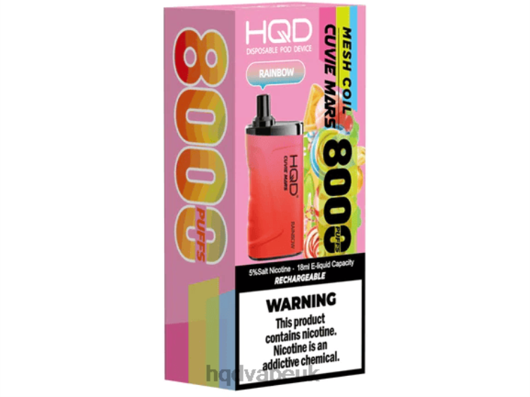 Rainbow - HQD vape UK - HQD CUVIE MARS DISPOSABLE 806NZ240