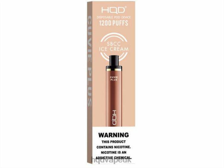 Sbcc Ice Cream - HQD vape shop - HQD CUVIE PLUS DISPOSABLE VAPE 806NZ248