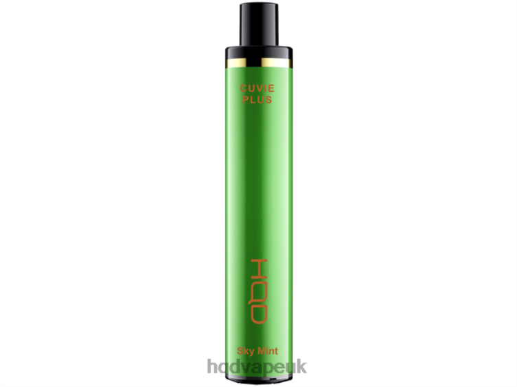 Sky Mint - HQD vape UK - HQD CUVIE PLUS DISPOSABLE VAPE 806NZ250