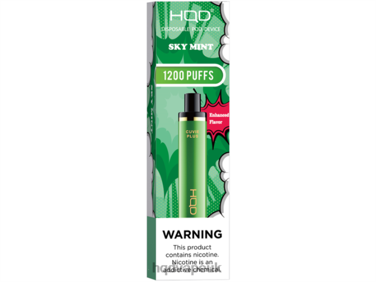 Sky Mint - HQD vape UK - HQD CUVIE PLUS DISPOSABLE VAPE 806NZ250