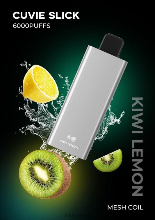 Slick Kiwi Lemon - HQD vape UK - HQD CUVIE SLICK 6000 PUFFS 806NZ30