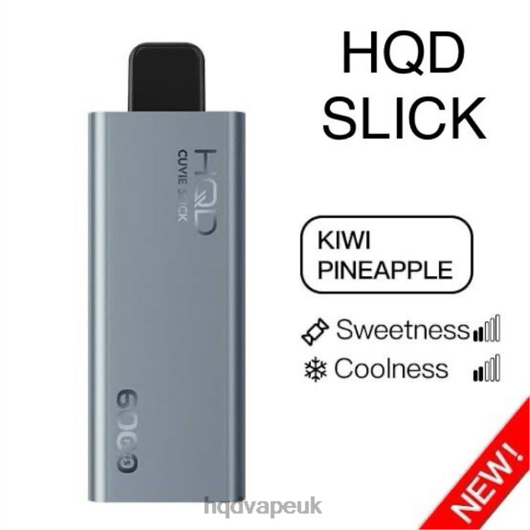 Slick Kiwi Pineapple - HQD vape flavors - HQD CUVIE SLICK 6000 PUFFS 806NZ23