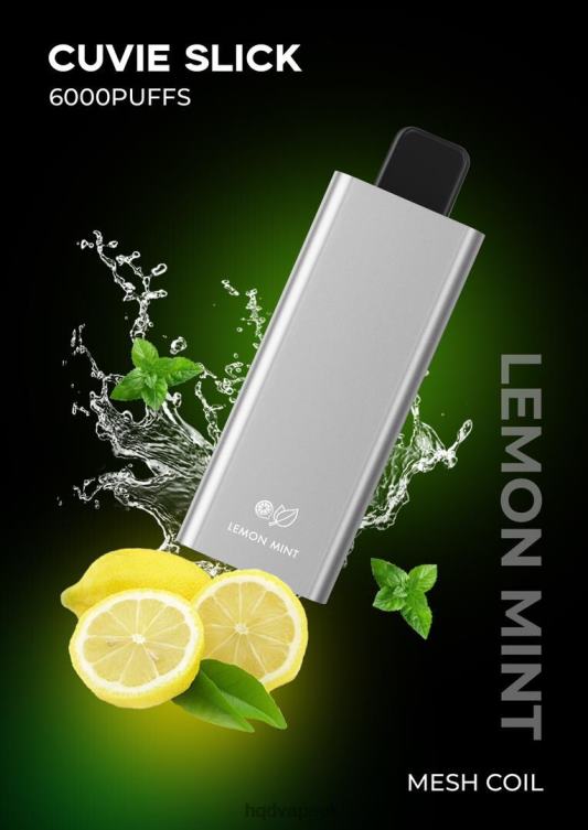 Slick Lemon Mint - HQD vape online shop - HQD CUVIE SLICK 6000 PUFFS 806NZ35