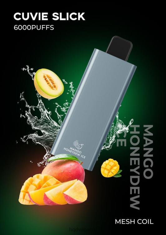Slick Mango Honeydew - HQD vape London - HQD CUVIE SLICK 6000 PUFFS 806NZ34