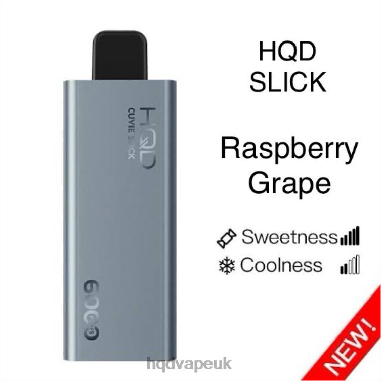 Slick Raspberry Grape - buy HQD vape UK - HQD CUVIE SLICK 6000 PUFFS 806NZ21