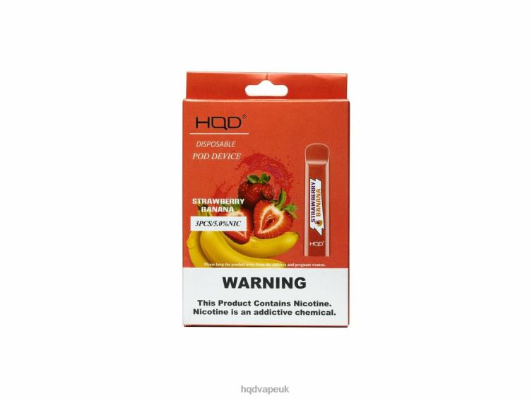 Strawberry Banana - HQD tech UK - HQD CUVIE DISPOSABLE 806NZ282