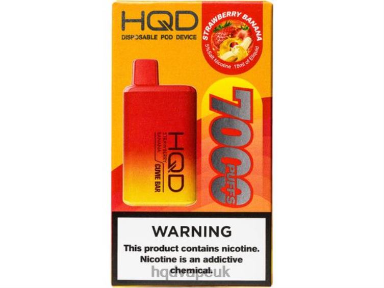 Strawberry Banana - HQD vape flavors - HQD CUVIE BAR DISPOSABLE 806NZ253