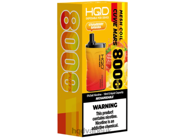 Strawberry Banana - HQD vape online shop - HQD CUVIE MARS DISPOSABLE 806NZ255