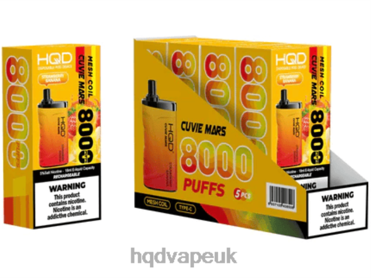 Strawberry Banana - HQD vape online shop - HQD CUVIE MARS DISPOSABLE 806NZ255