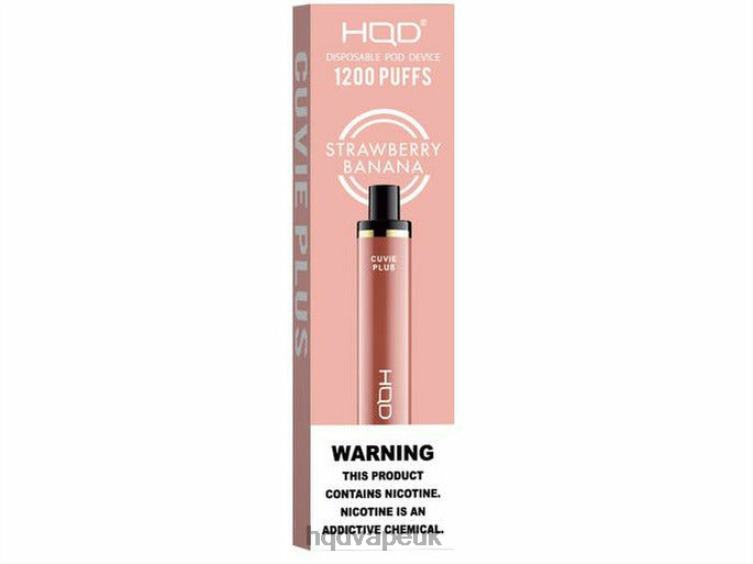 Strawberry Banana - HQD vape price - HQD CUVIE PLUS DISPOSABLE VAPE 806NZ256